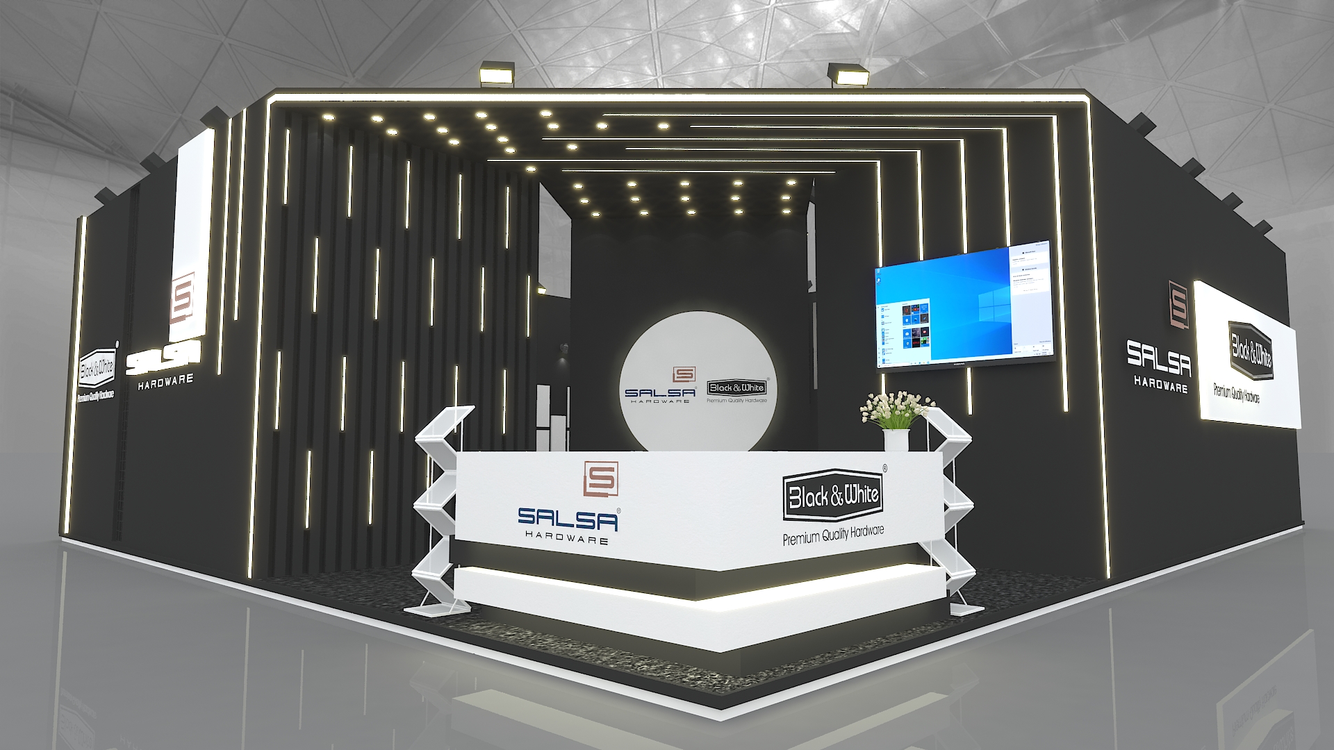 Salsa & Black & White- 120 Sqm (Vibrant)